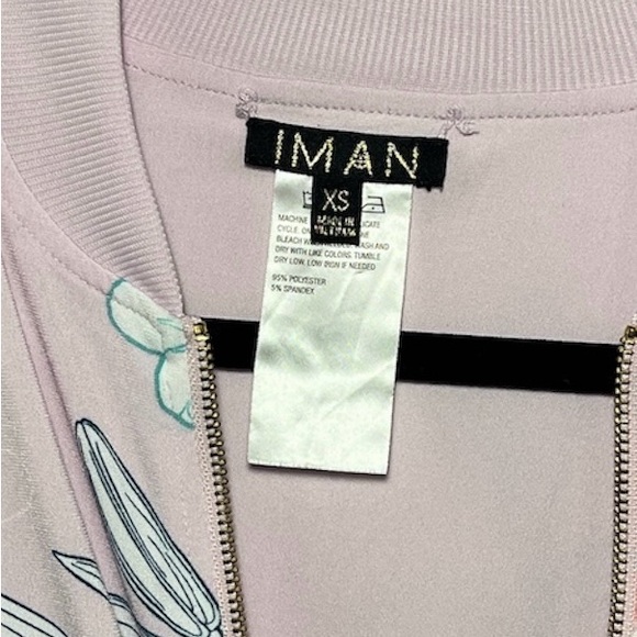 Iman | Gchic Reversible Stretch Knit Women’s Bomber Jacket Size XS - Picture 4 of 12